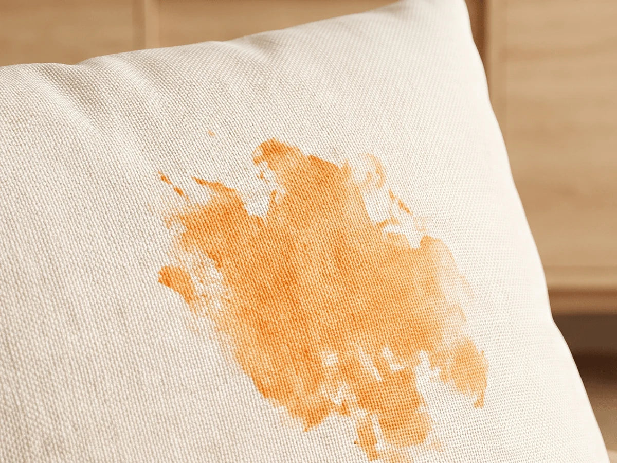 Spot-cleaning example 2 before cleaning