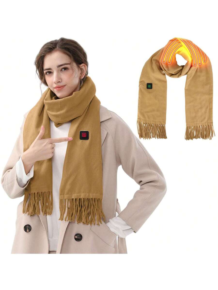 USB Heated Scarf with 3 Heat Settings