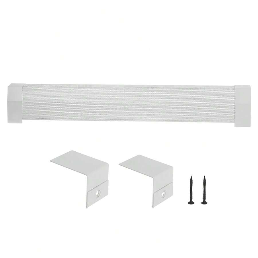 Baseboard Heater Covers, Premium Series 4 Ft Standard Electric Heating Unit Front Cover For Home Improvement, Heavy-Duty Steel, Easy Installation For Bedroom Replacing Old Cover, White