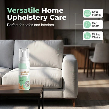 Waterless Carpet Cleaning Foam with Towel — 1 Bottle