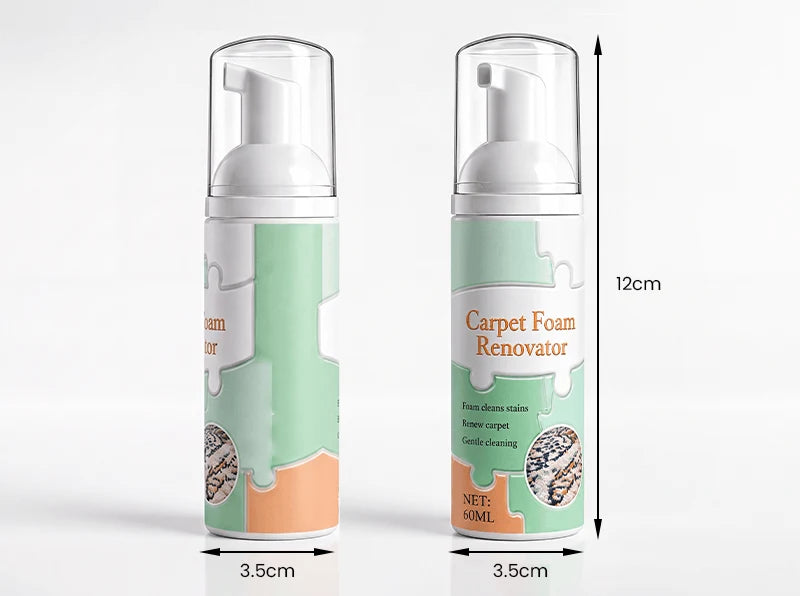 Bottle dimensions and 60ml product specification